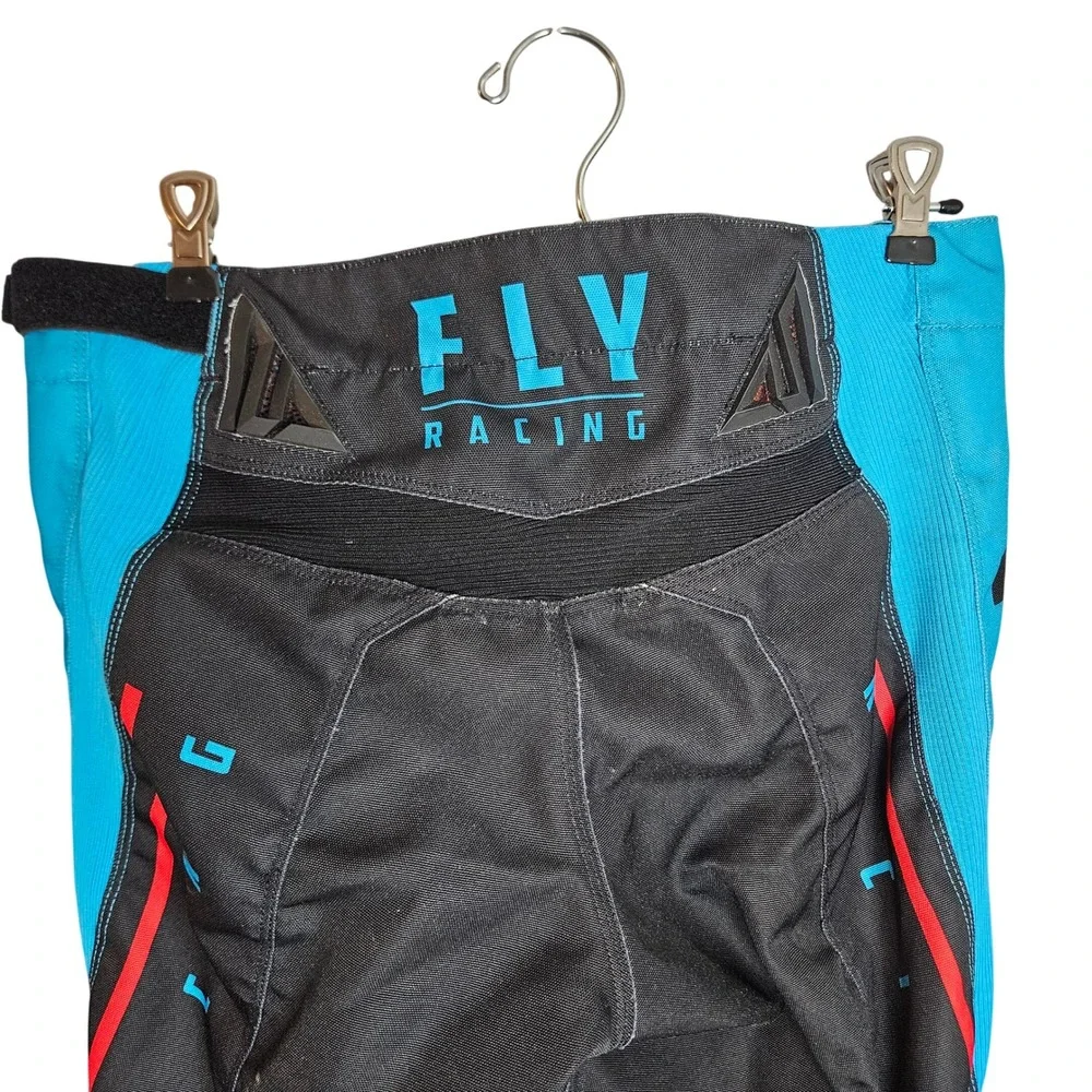 Fly Racing Motocross Pants‎ Blue Black Red MX Dirt Bike Riding Gear Zipper Lock